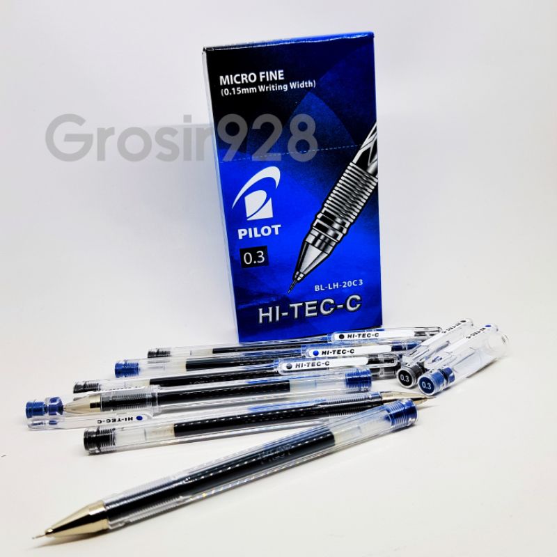 

Pulpen Hi-Tec-C Pilot Micro Fine 0.3 mm ORIGINAL warna Hitam / Biru (PER BUAH)