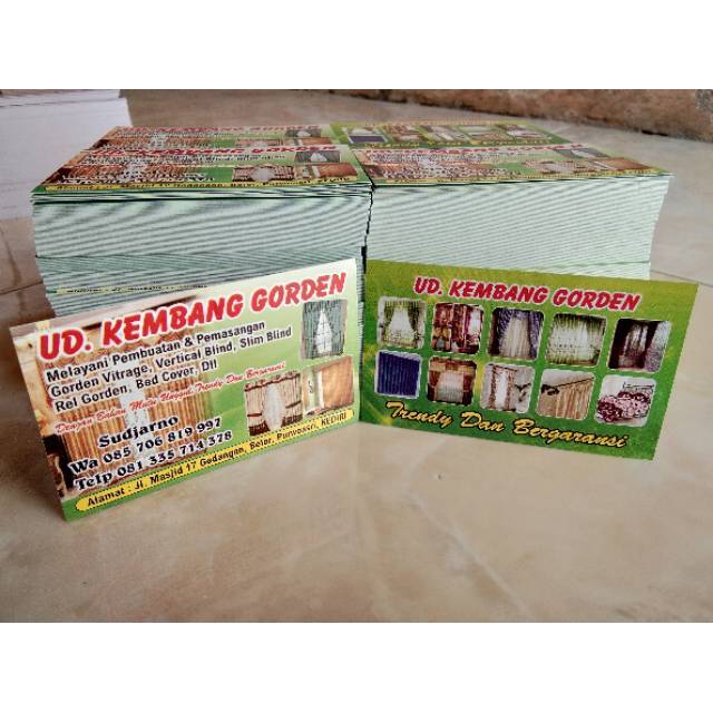 

1000 KARTU NAMA Hemat, ekonomis bahan tebal