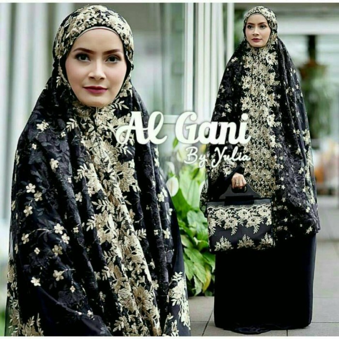 Mukena Al Gani Najwa Hitam