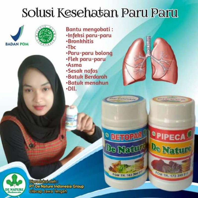 

Obat Batuk Kering/Berdahak/TBC/Paru Paru Basah/Sesak Nafas 100% Original De Nature