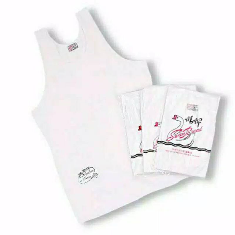 singlet pria swan brand/kaos dalam pria swan brand
