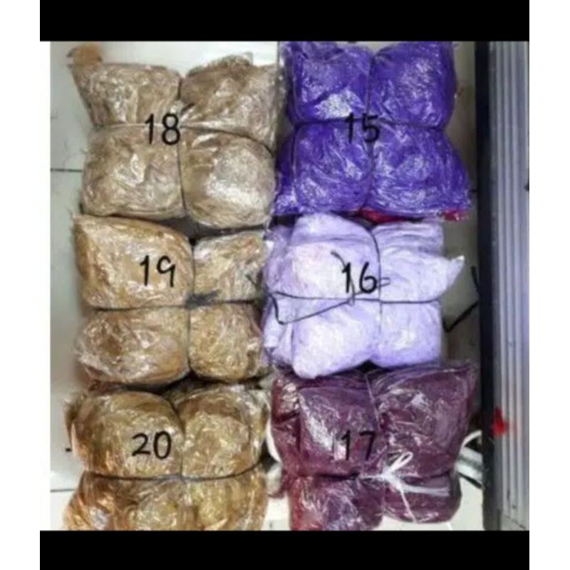 Ay00 Selendang bulu ayam tata dado