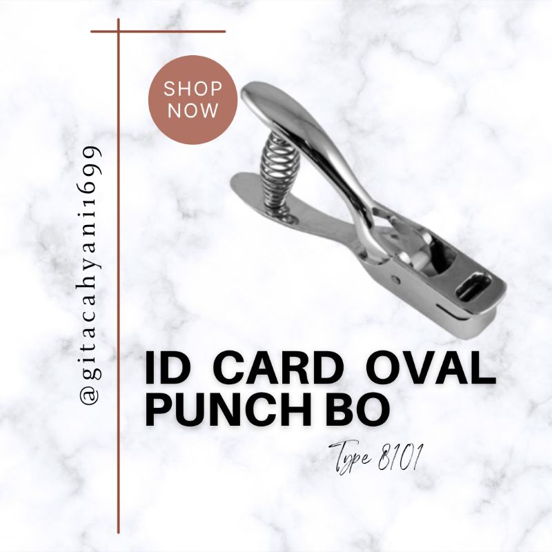 

ID CARD OVAL PUNCH NO. 8101 BRIGHT OFFICE / PEMOTONG ID CARD