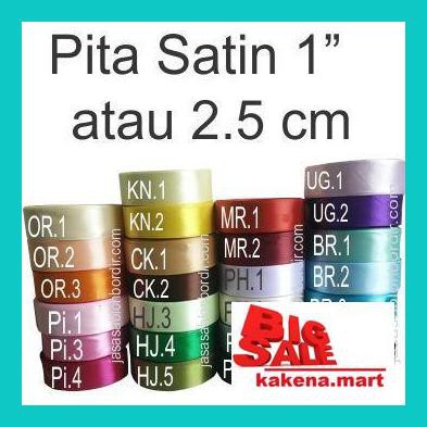 

R6Ey67R7- Pita Satin 1 Inch Atau 2.5 Cm R6Ey68R0-