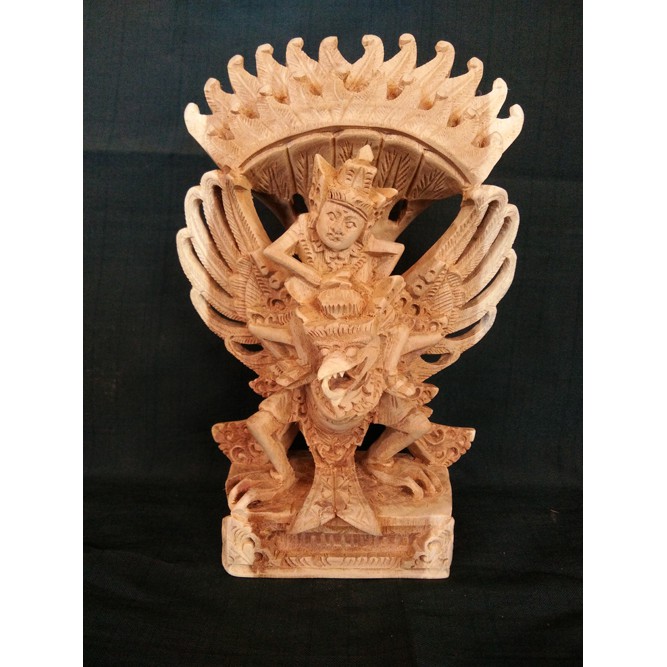 Ukiran Patung Bali Garuda Wisnu Kencana 20cm Shopee Indonesia