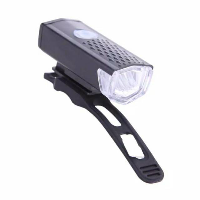 Lampu sepeda depan rechargeable front light bike mountain road bike safety night ride lamp