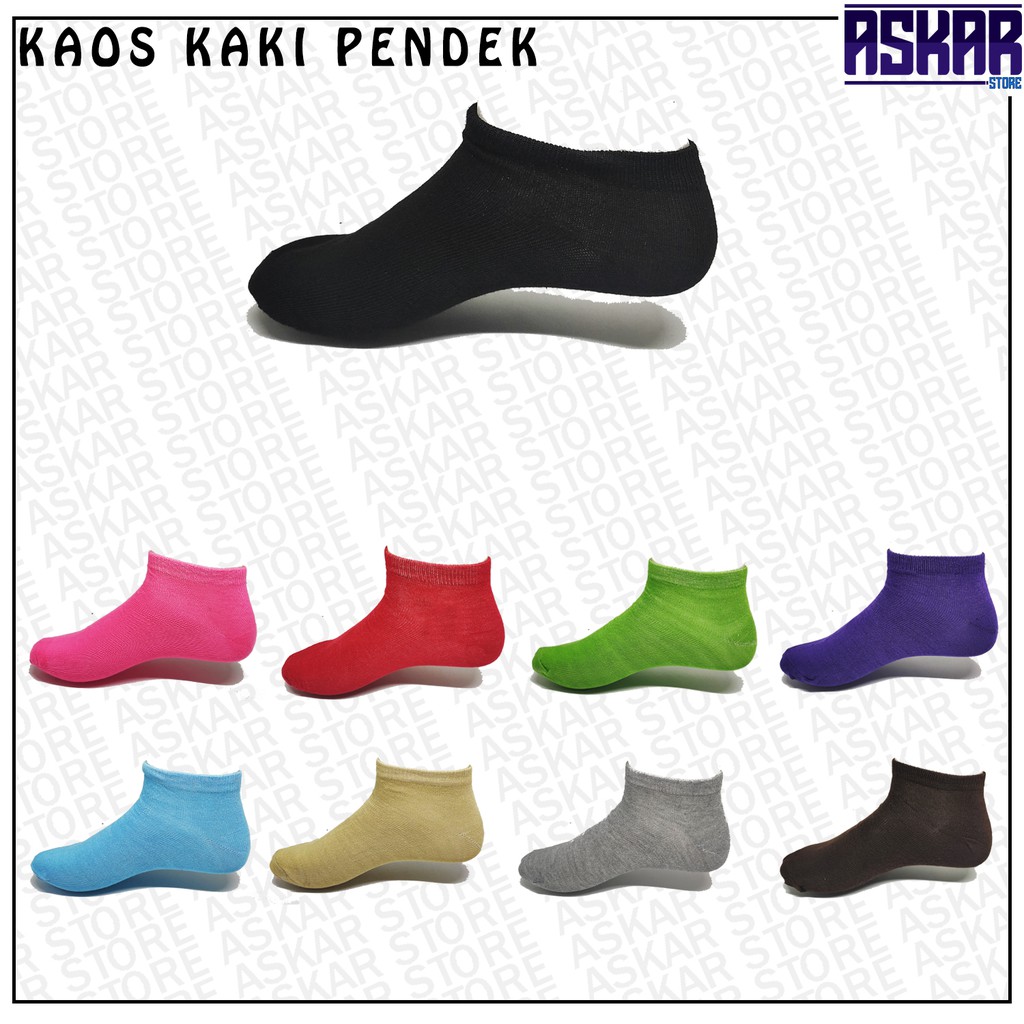 Kaos Kaki Pendek / Kaos Kaki Pendek Semata Kaki / Hidden Socks / Short Socks / Kaos Kaki Sekolah