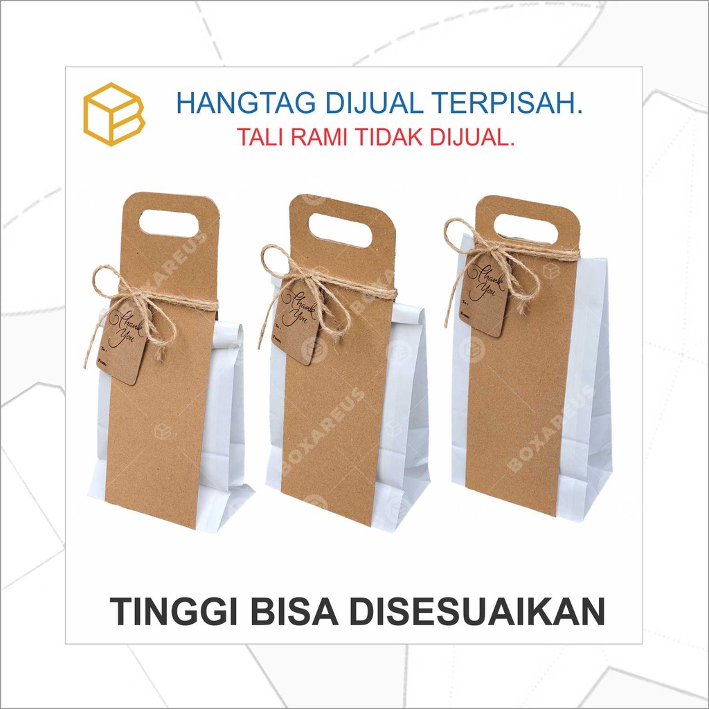 Paper Bag, Kantong Roti, Lunch Paperbag Kraft Polos | PBFH2313