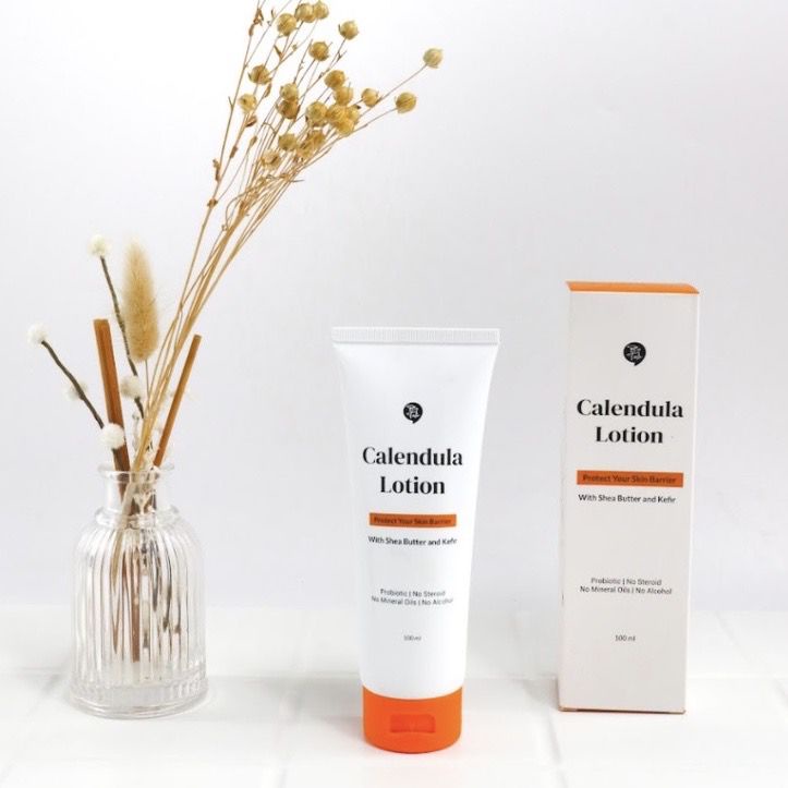 BPOM Biotalk Calendula Lotion For Eczema and Dry Skin Kulit Eksim Kering Bio Talk