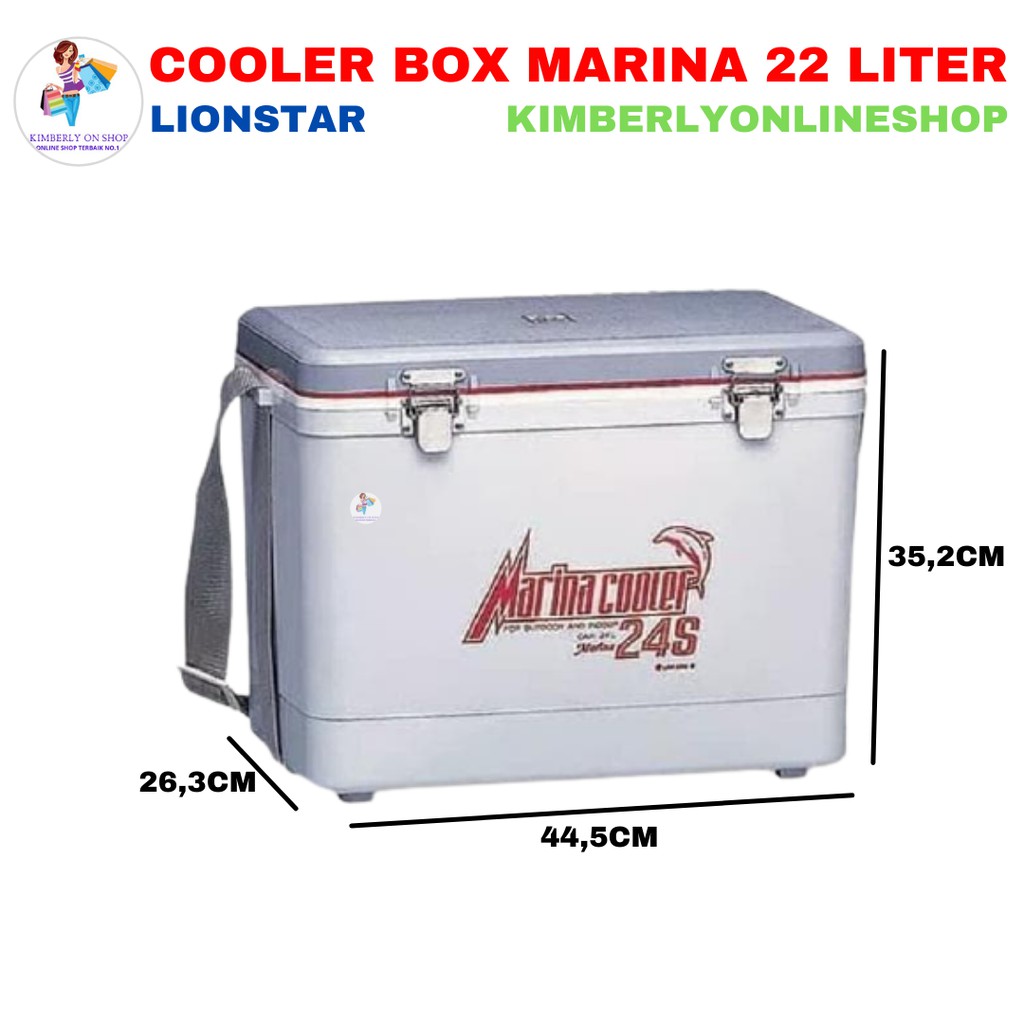 Marina Cooler Box  Kotak Es Liter Lion Star 24s 22 liter