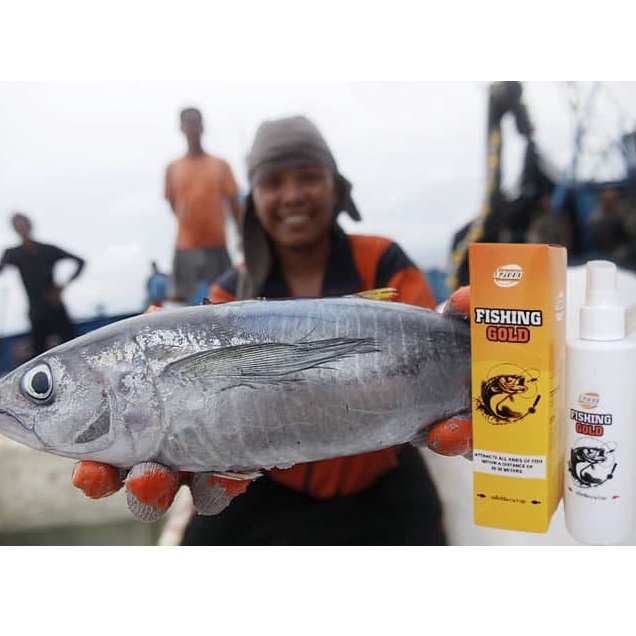 Umpan pancing semprot Fishing Gold X2000 umpan pancing yang menarik 2000 kali lebih cepat dari umpan biasa 150ml