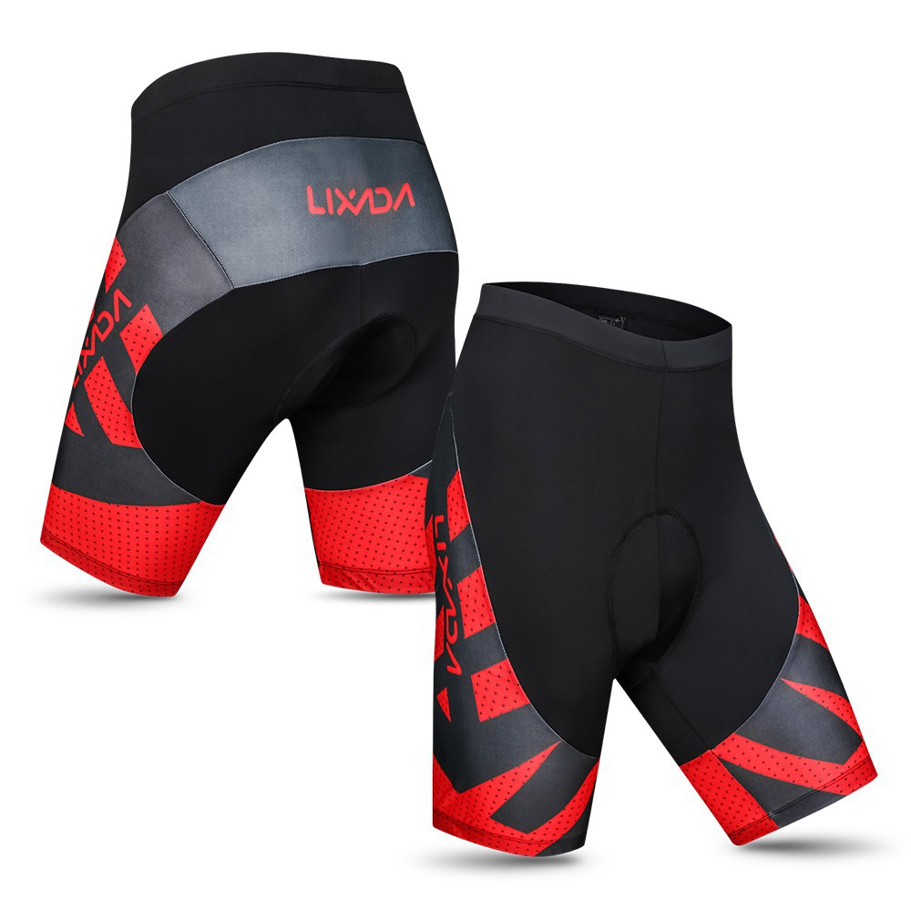 Lixada Pria Bersepeda Shorts 4D Gel  Padded sepeda  Kuda 