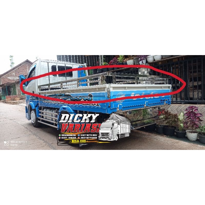 Tambahan bak Traga/Grand max stenlis