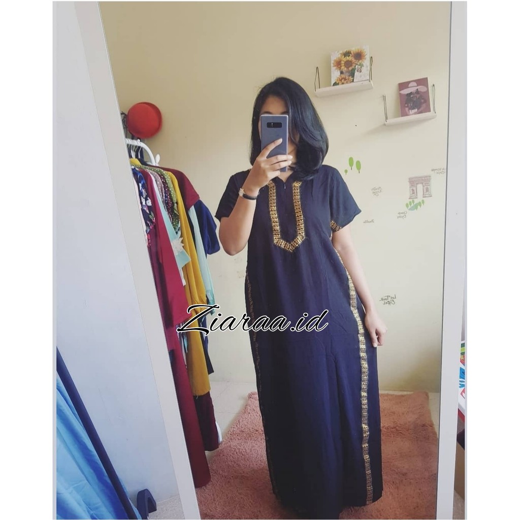 DASTER LUXURY JUMBO RENDA BAHAN KATUN ( BANYAK WARNA