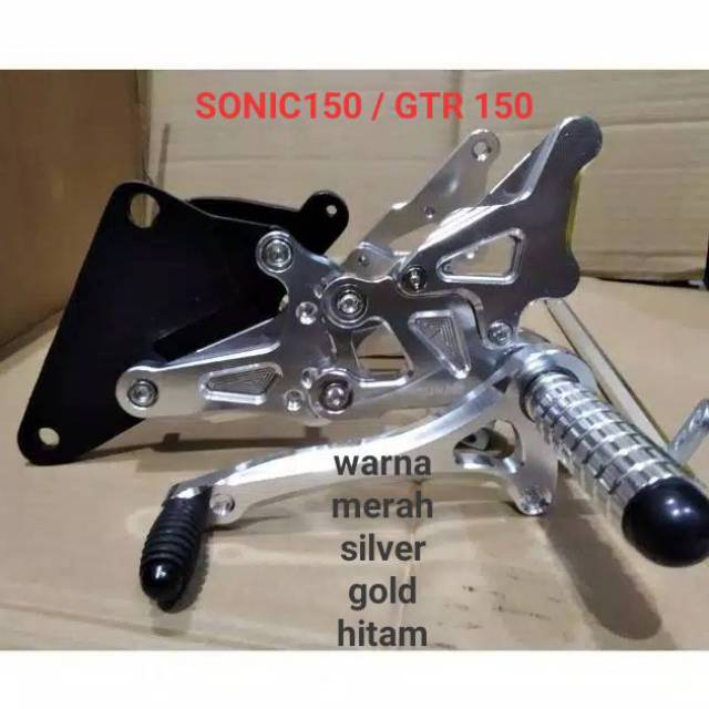 UNDERBONE SONIC &amp; GTR / STEP CONGKEL SONIC + 1SET BREKET UNIVERSAL