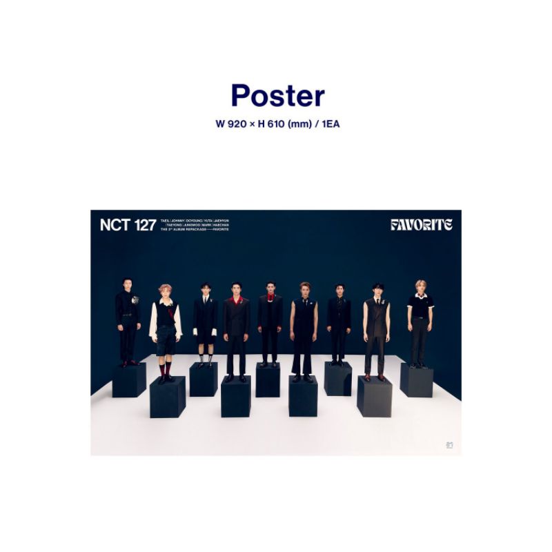 READY TERMURAH POSTER NCT FAVORITE / OFFICIAL POSTER NCT FAVORITE