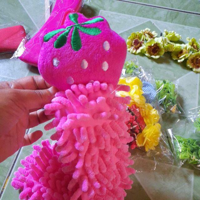 Lap Cendol Microfiber Lembut Karakter Lucu Hand Towel Cendol Unik - Lap Tangan - Souvenir