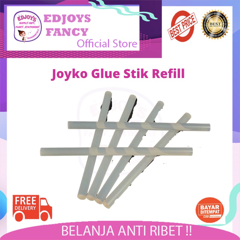 

Joyko Glue Stick Refill Lem Bakar Isi Lem Tembak 1 Box 100 Pcs Joyko GSR-111