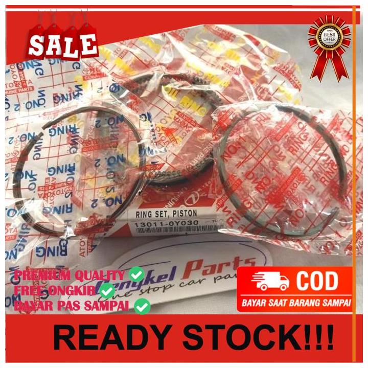 sparepart mobil ring piston seher std grand avanza rush calya agya yaris original