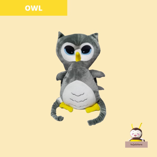 Bantal Pelindung Kepala Bayi Owl+Strap