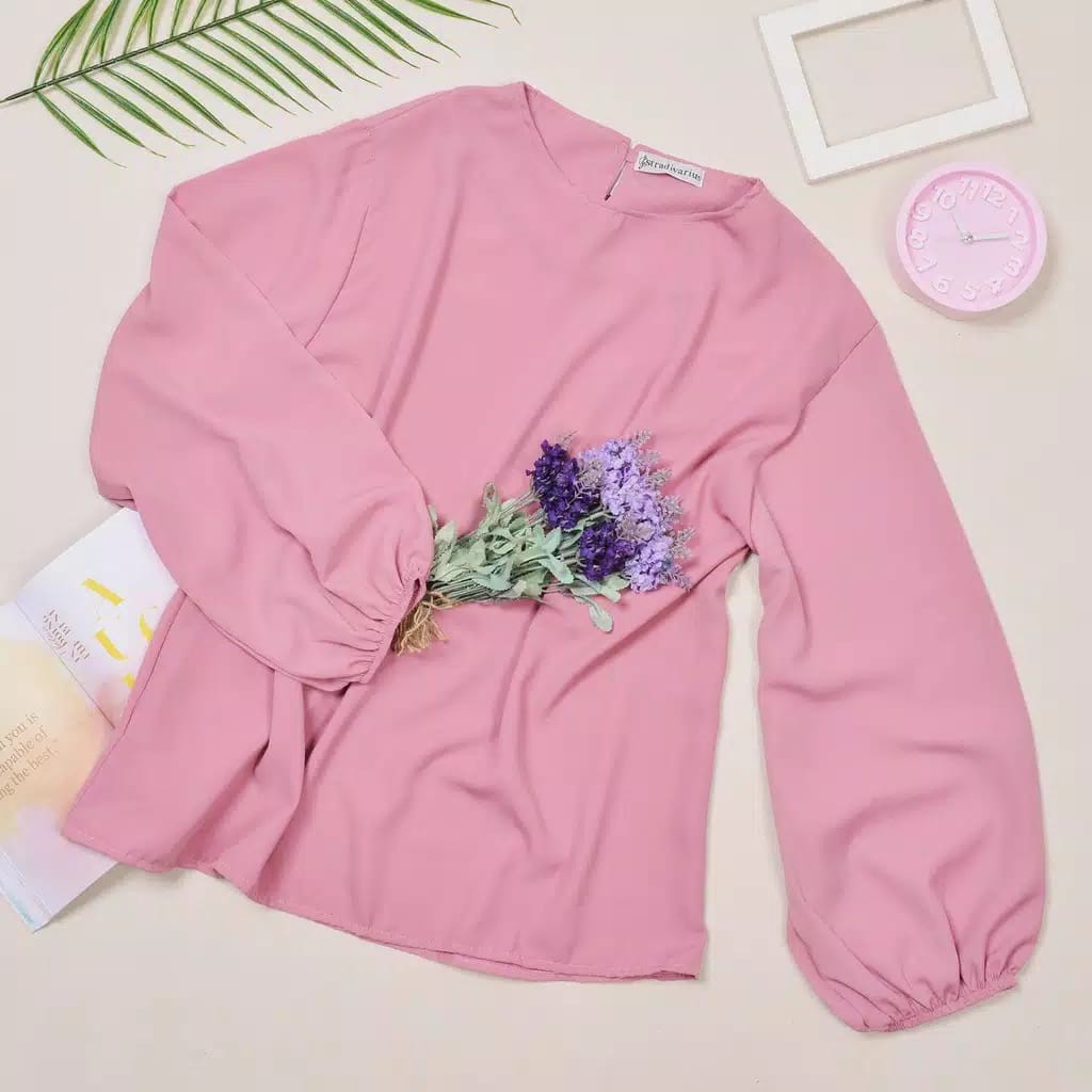 LUNE BLOUSE /BAJU ATASAN WANITA TANGAN BALON