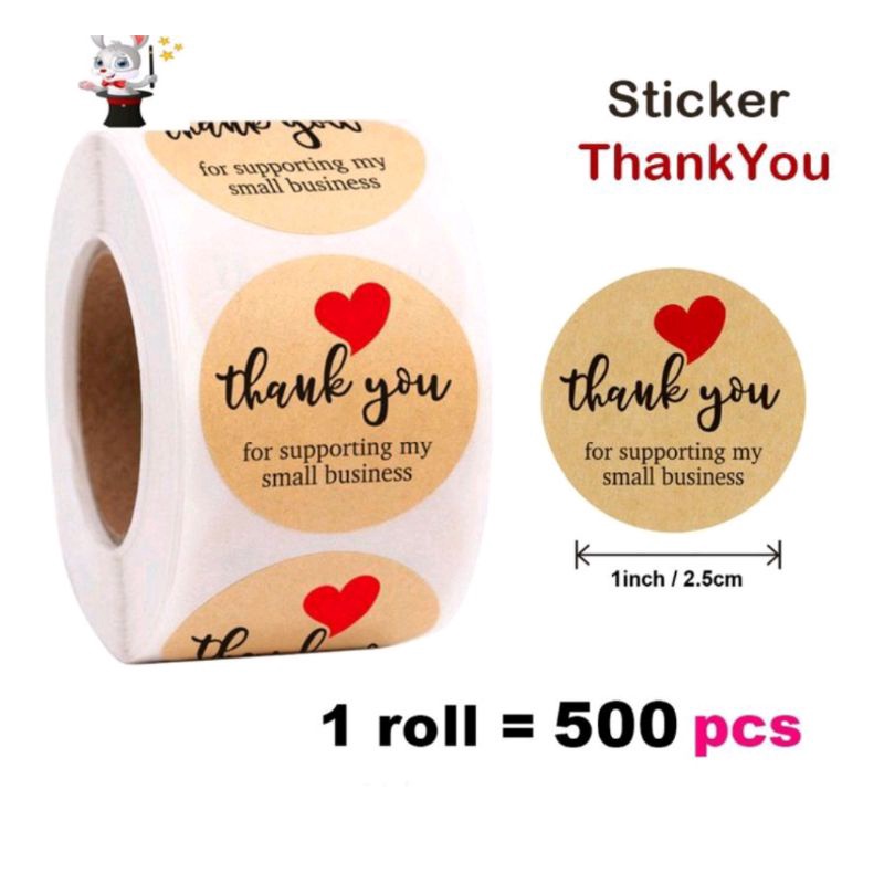

stiker thank you