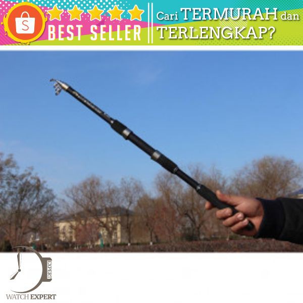 Joran Pancing Carbon Fiber Telescopic 2.7M - Zhiyi JD-25 Hitam