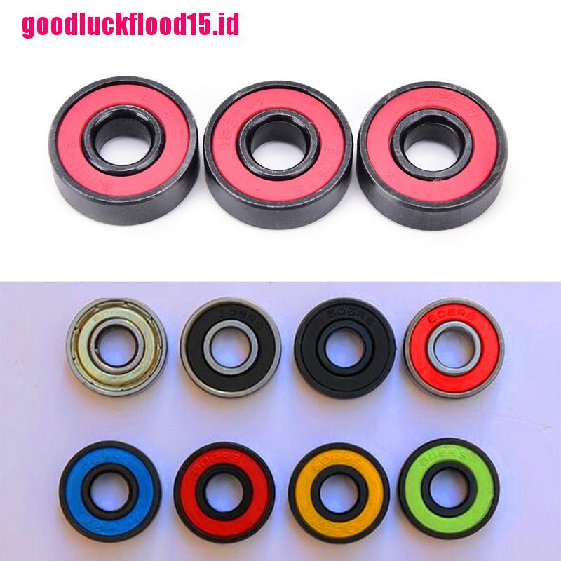 (LUCKID) 608rs Bola bearing Keramik Untuk Fidget spinner / skateboard / roller