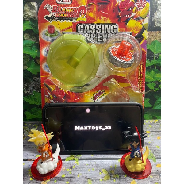 Mainan Gasing Tarung Evolusi Dragon warrior 2 set (mika)