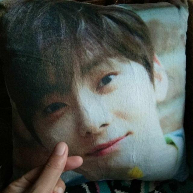 Bantal Velboa Fullprint Kpop Wanna One (bebas Custom)