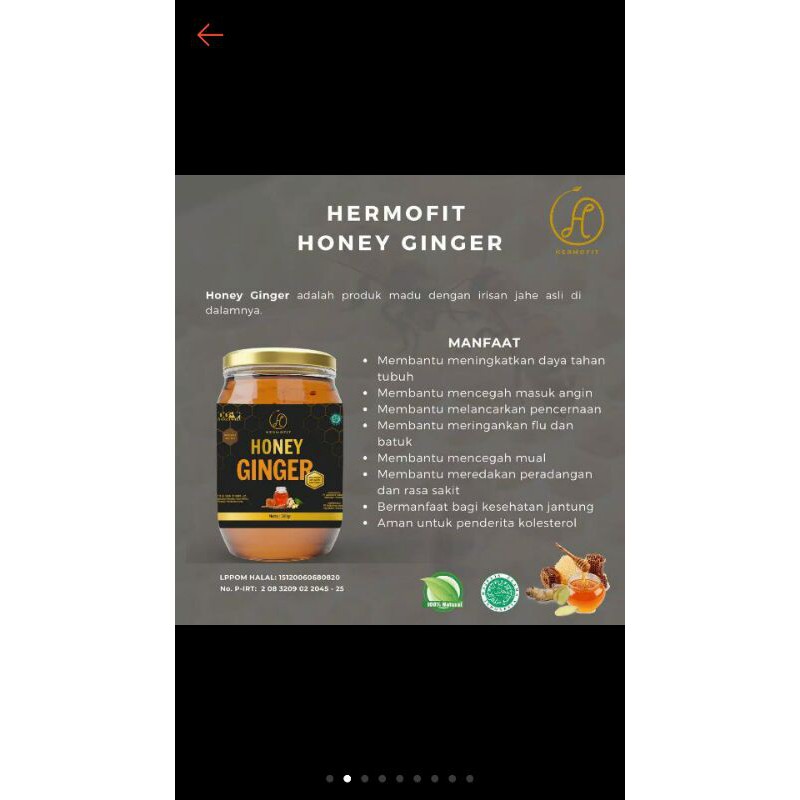 

HERMOFIT HONEY GINGER