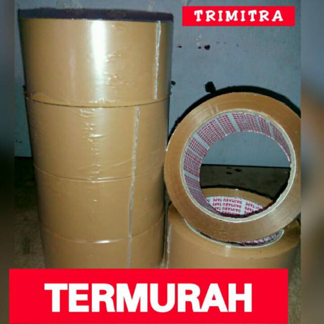 

ISOLASI / SELOTIP / LAKBAN DAIMARU COKLAT 2" 90 YARD OPP TAPE