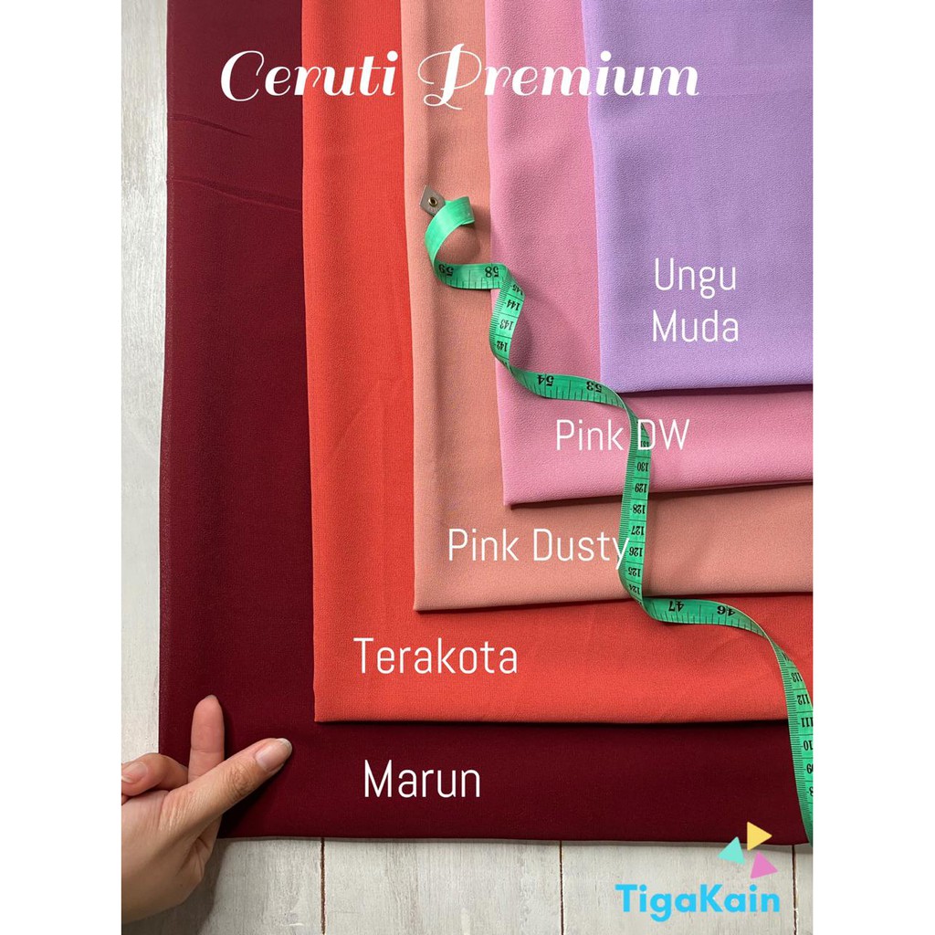 1 meter Kain Ceruti / Ceruty premium