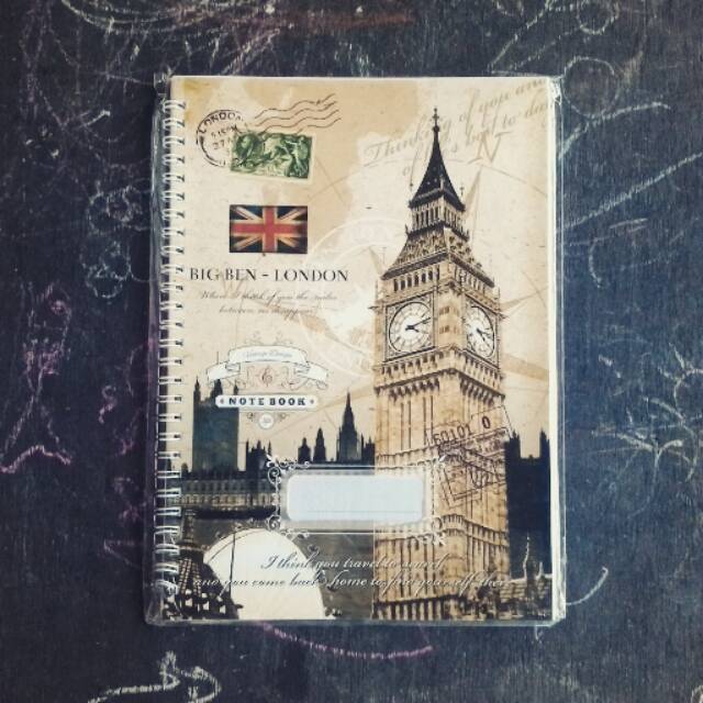 

Note book vintage ukuran besar (17.5cm x 25cm)