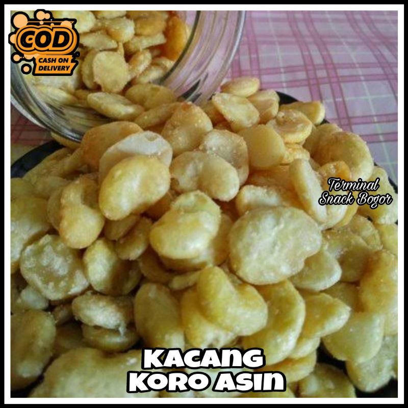 

Kacang Koro Asin 250 gram MAKANAN RINGAN KILOAN MURAH