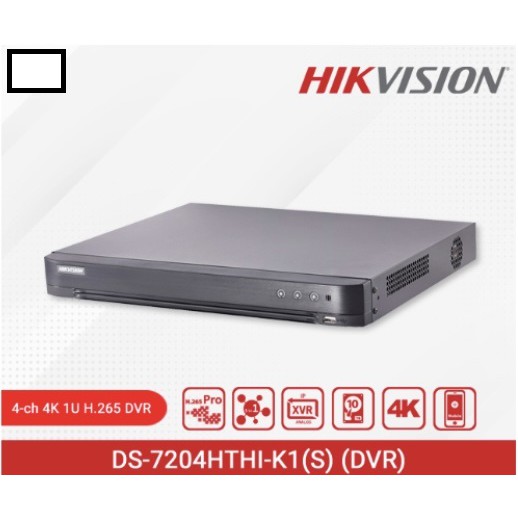 DVR Hikvision 8MP 4 Channel DS-7204HTHI-K1(S)