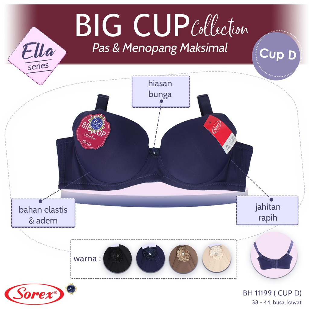 Cup D Sorex Bra Big Cup Series 11199