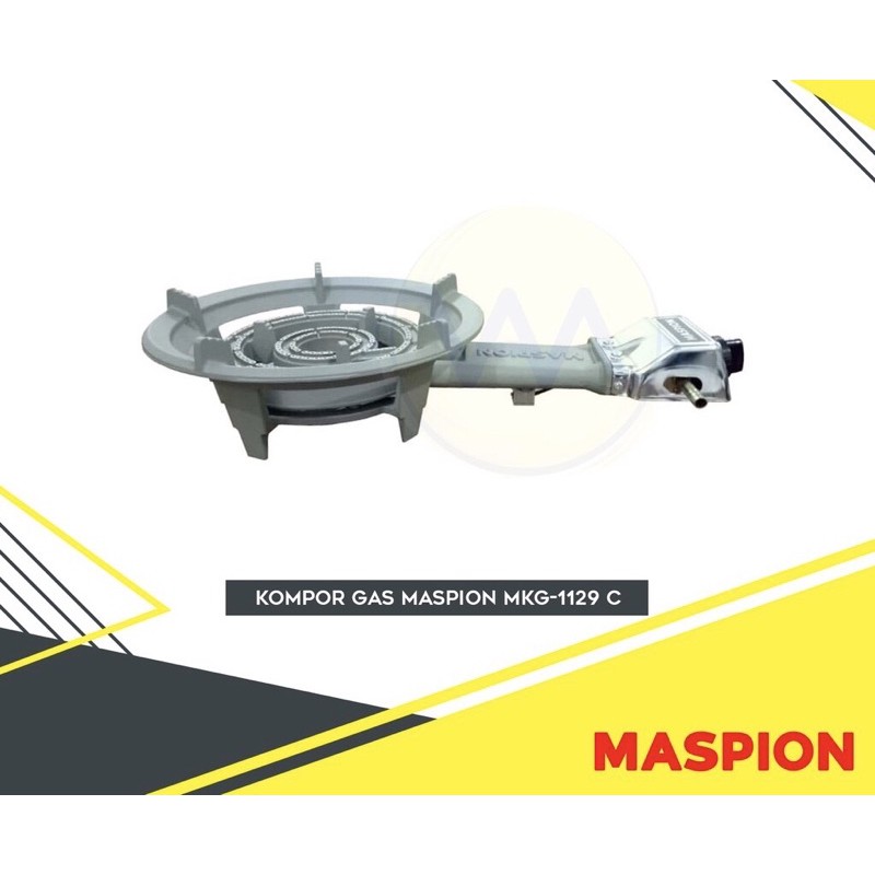 Kompor gas cor mawar komersial MASPION MKG-1129C 1 tungku komersil