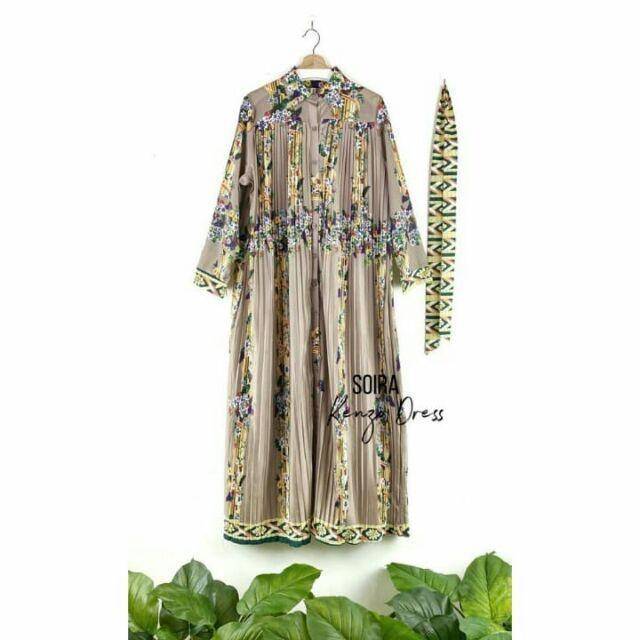 TERLARIS Gamis Impor Bangkok || Dress Plisket Impor || Baju Wanita Terbaru