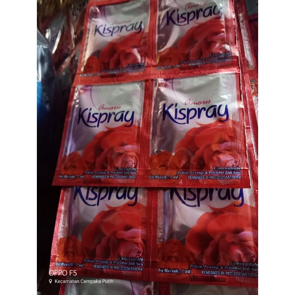 Kispray All Varian Sachet  Renceng ( 12 × 7ml )