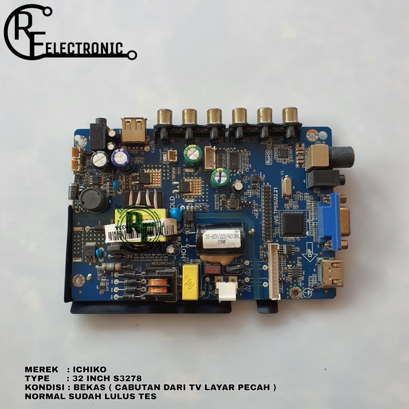 MB MOBO MAINBOARD MESIN TV LED 32 INCH ICHIKO S3278