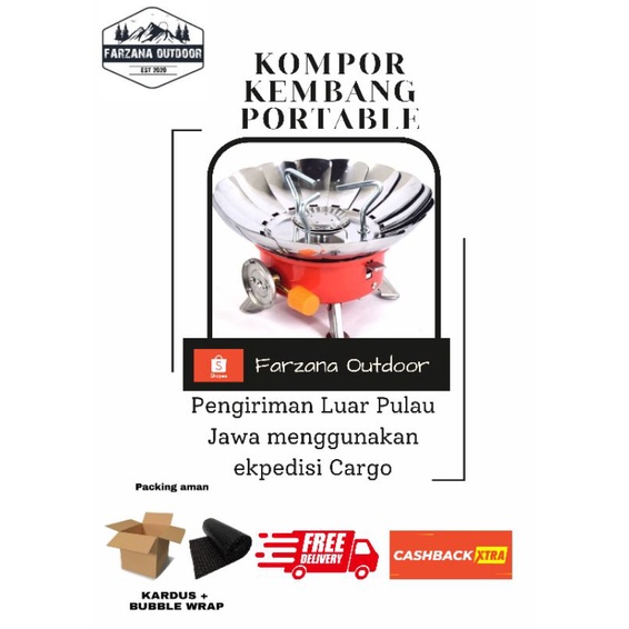 Kompor Camping/Kompo portable/Kompor Kembang