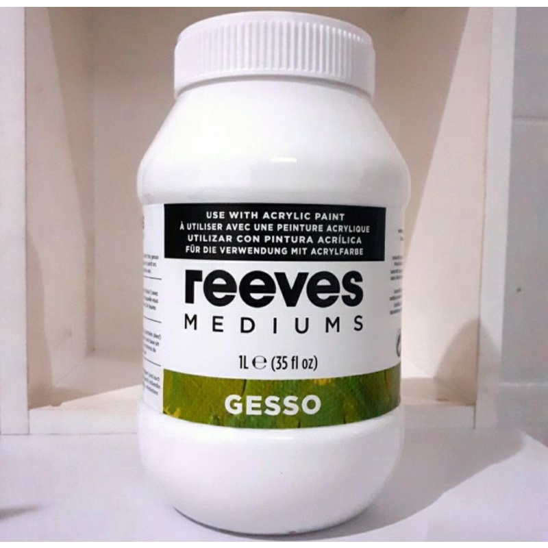

Reeves White Gesso 1 Litre For Acrylic & Oil Paint