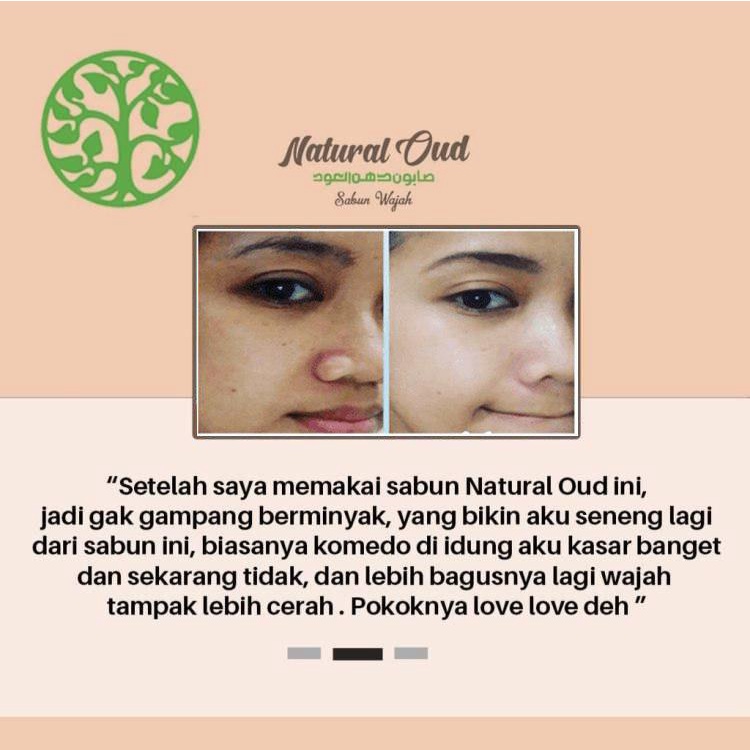 Natural Oud Sabun Cuci Muka Pemutih Wajah Glowing Pembersih Jerawat Kulit Wajah Jadi Cerah dan Sehat BPOM 100% Original Glowup Dari Sekarang