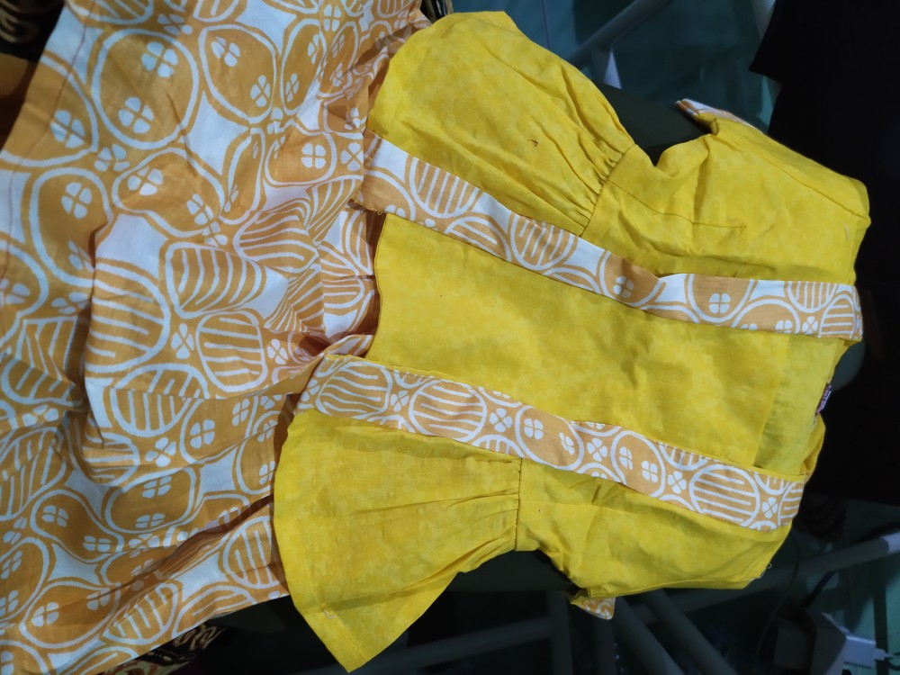 Kebaya Anak Kutubaru Batik Anak Baju Batik Bayi Peplum Gold