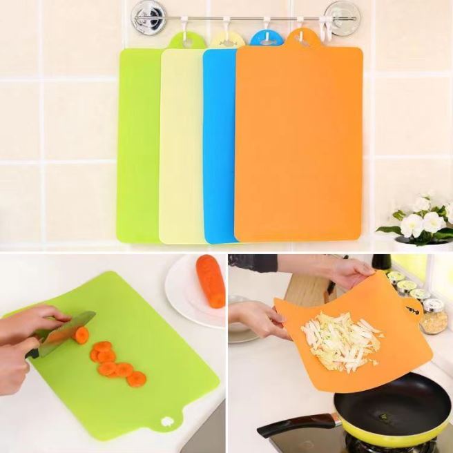 Talenan Plastik Lentur Serbaguna Talenan plastik murah Alas Potong Talenan Chopping Cutting Board Talenan Plastik Elastis Lentur Worldhome66