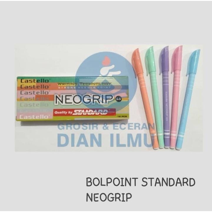 

BOLPOIN STANDART NEOGRIP 0.5 HITAM