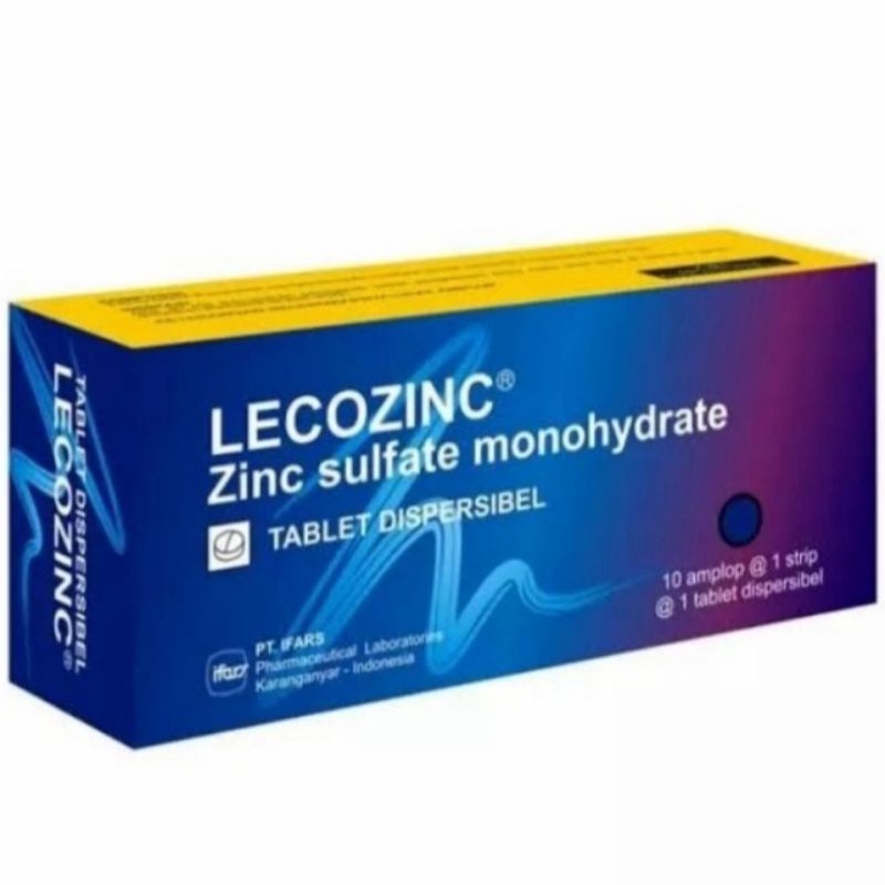 Lecozinc Suplemen Zinc 20mg - Strip