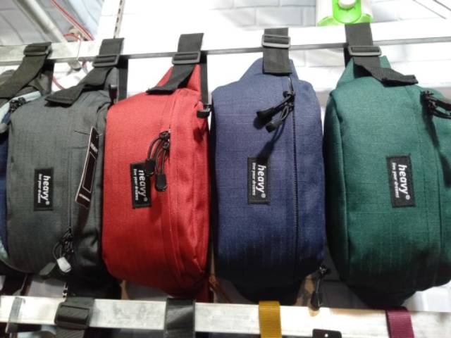 Tas HEAVY original , tas distro Heavy, Heavy bag , tas pinggang, waist bag