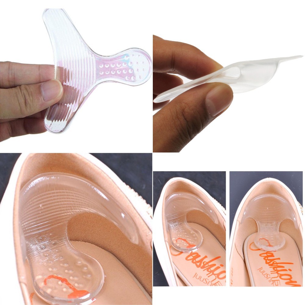 Favolook Silikon Gel Pelindung Tumit Kaki Shoe Cushion Z166 Transparent Grab Medan